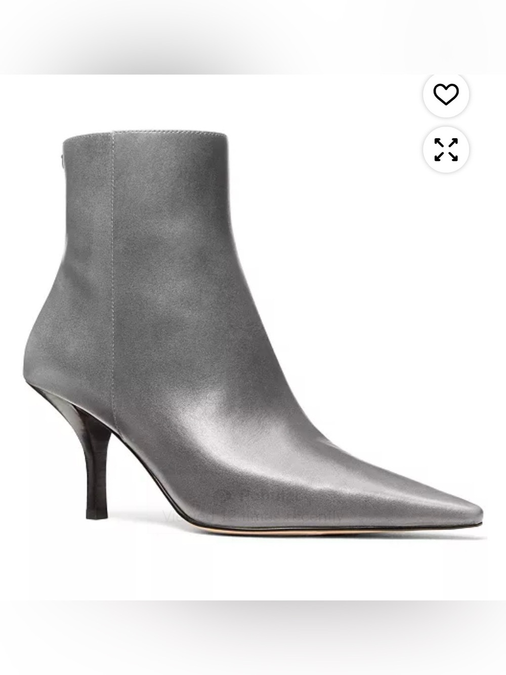 Michael kors Selina Pointed-Toe Kitten Heel Ankle Boot 7.5